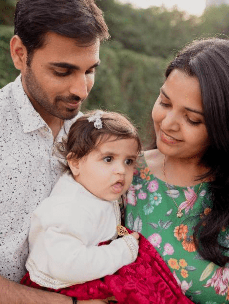 Bhuvneshwar Kumar  with family