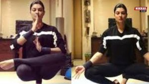 Sushmita Sen's Yoga Pic