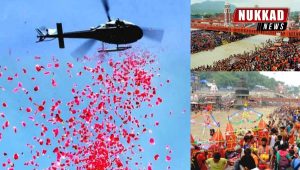 grand welcome of kanwariyas in haridwar