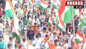 BJP Yuva Morcha took out Tiranga Yatra, people participated in large numbers