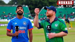 Exciting T20 cricket match between India and Ireland