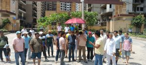 Greater Noida West  La Residencia Society Residents Stage Protests Against Builder