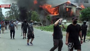  Manipur Violence :  Violence flares up again in Imphal